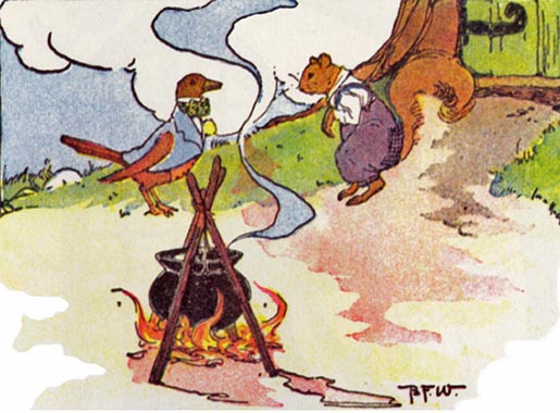 The Robin and the Squirrel