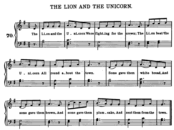 The Lion and the Unicorn sheet music